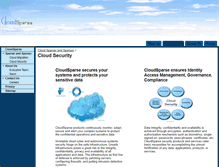 Tablet Screenshot of cloudsparse.com